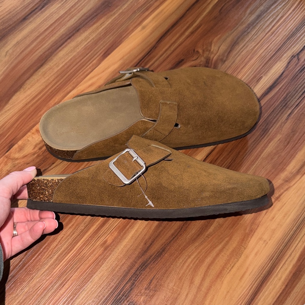 Universal Thread Brown Slip-On Loafers with Buckle